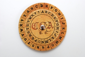 Confederate Cipher Disk for implementing the Vigenère cipher
